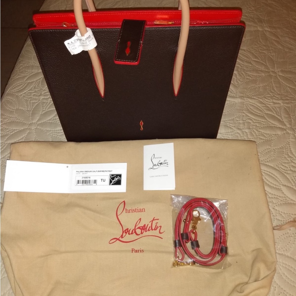 Brand new with tags - Authentic Christian Louboutin Paloma Medium Calf Tote